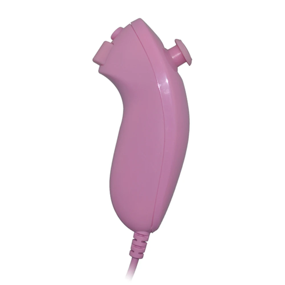 1 шт. Удаленная видеоигра контроллер левая рука контроллер "нунчаки" для W-i геймпад розовый
