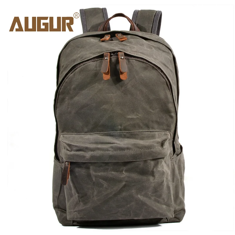 

Augur Vintage Backpack Female Canvas Travel Backpacks Large Capacity Mochila Feminina Men Laptop Rucksack School Bags Daypack