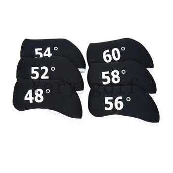 

Genuine 6pcs/Set Golf Sand Wedge Club Head Covers Lightweight Golf Club Head Cover Free Shipping