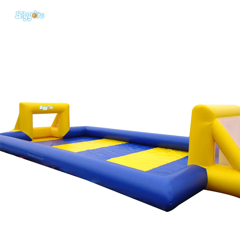 

Inflatable Biggors Commercial Grade Inflatable Football Field Inflatable Soap Soccer Field For Games