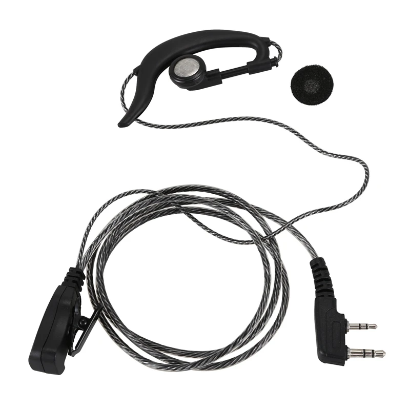 ABSQ 2 Pin g-формы наушники для Walkie Talkie способ радио кусок | Электроника