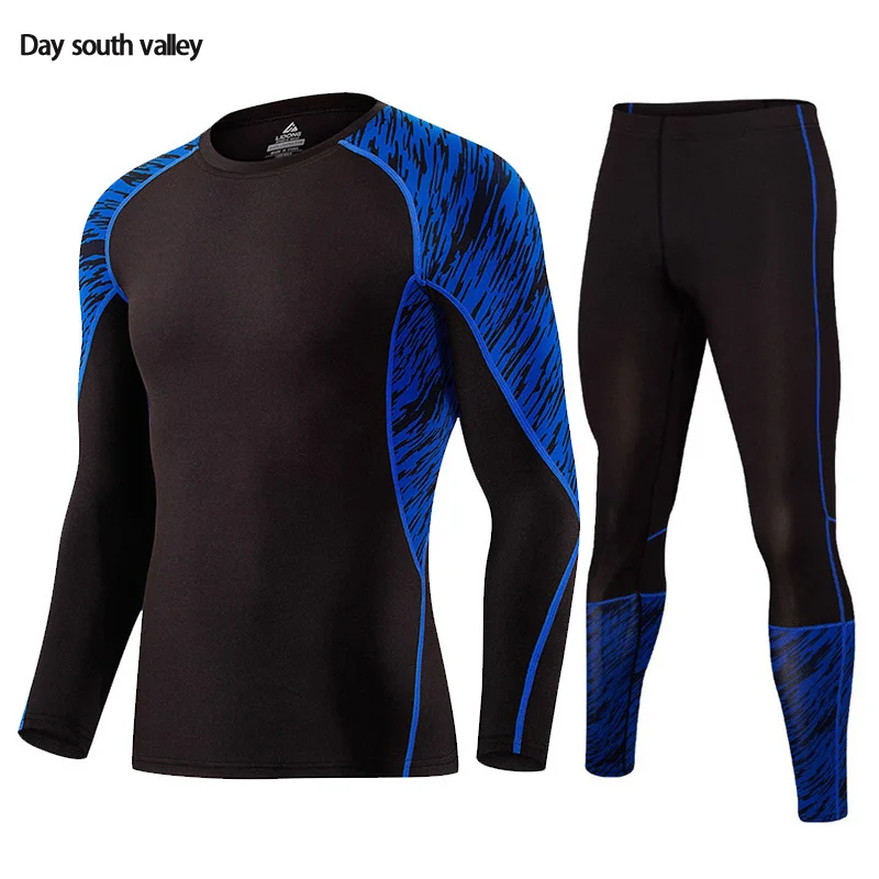 

2018 union suit Clothing for men crossfit FitnessMen long sleeve thermal knitwear thermal underwear for men