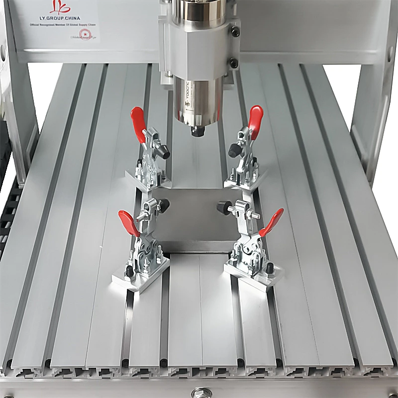Chuck Clamp Plate Engraving Machine CNC Router Fixture Woodworking Aluminum Plate Fixing