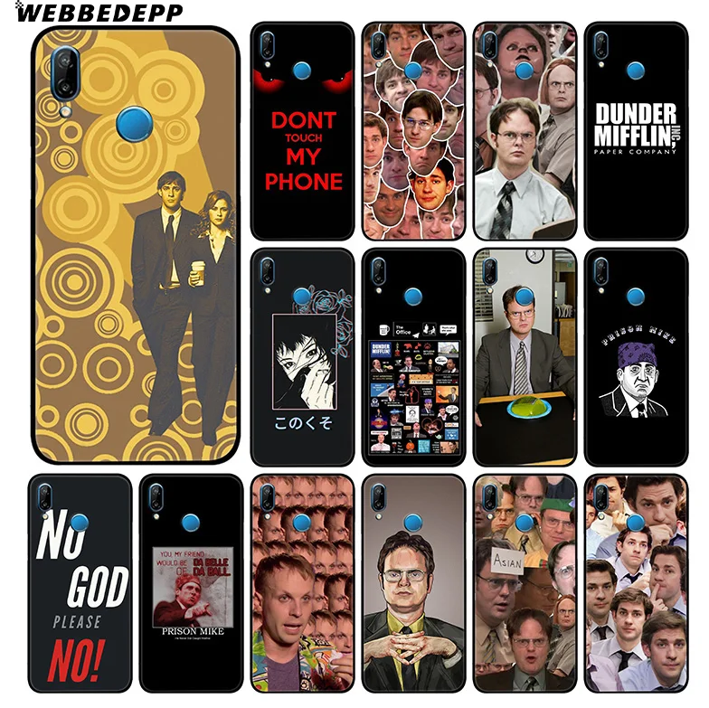 WEBBEDEPP The Office Tv Shows Soft Case For Huawei P30 P20 Pro P10 P9 Lite 2017 P Smart 2019 &amp Nova 3 3i Y9 |
