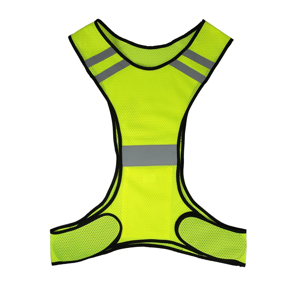 

Men Lightweight Breathable Bicycle Vest Mesh Reflective High Visibility Safety Vest Gear for Running Walking Cycling Jogging