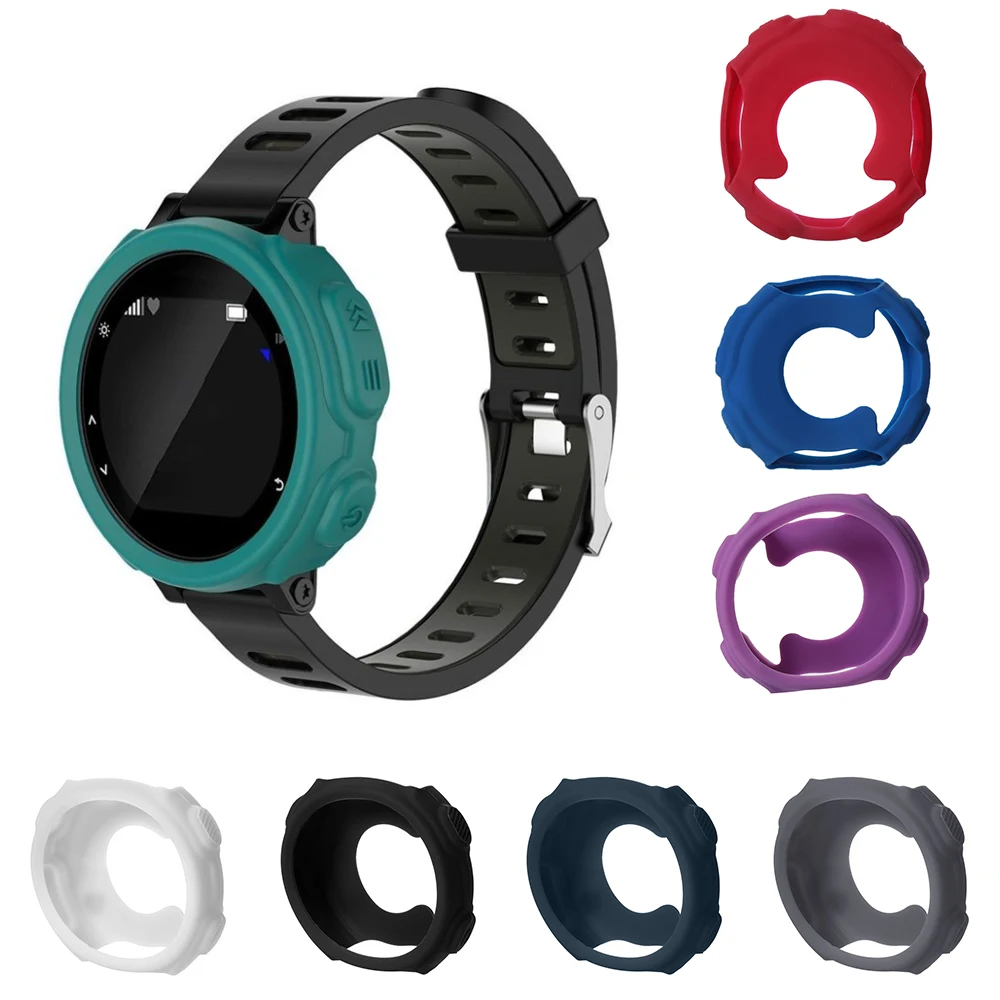 8Colors NEW Silicone Cover Wristband Bracelet Protector Case for Garmin Forerunner 235 / 735XT GPS Watch Shell Smart Electronics - ANKUX Tech Co., Ltd