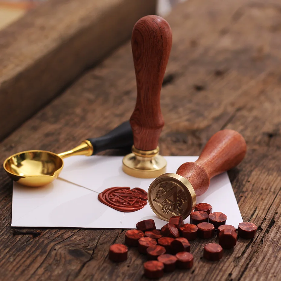  Classic Diy Retro Metal Decorate Birthday Card Sealing Wax Stamp Handcrafts Wedding Invitations Wax