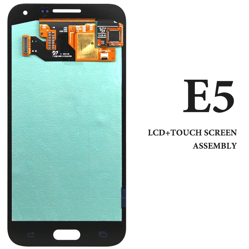 Для E5 LCD 5 0 &quotAMOLED E500 E500F E500H E500M синий белый золотой дигитайзер дисплей запасные