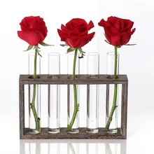 Креативный цветочный горшок гидропонное растение прозрачная ваза деревянная рамка Кофейня декор комнаты Macetas 40JUN20