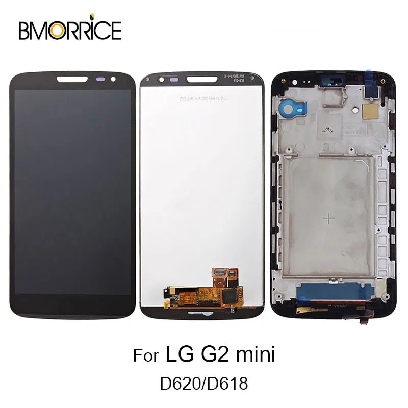 Запасные части ЖК дисплей для LG G2 Mini D620 D618 кодирующий преобразователь сенсорного