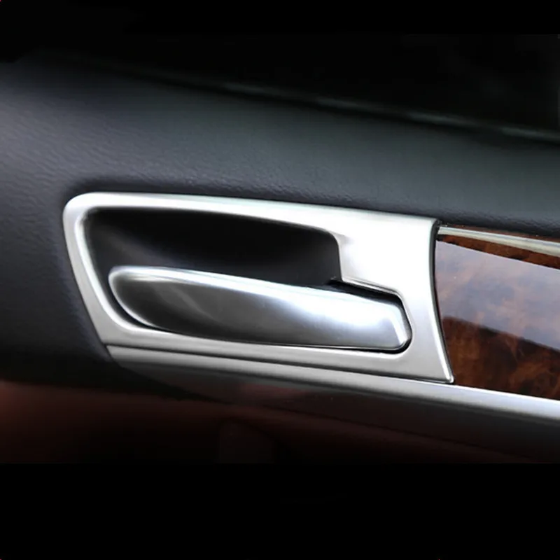 Автомобильный Стайлинг дверная ручка рамка декоративный интерьер чехол для дверной ручки Накладка для BMW X5 E70 X6 E71 Нержавеющая сталь Авто аксессуары