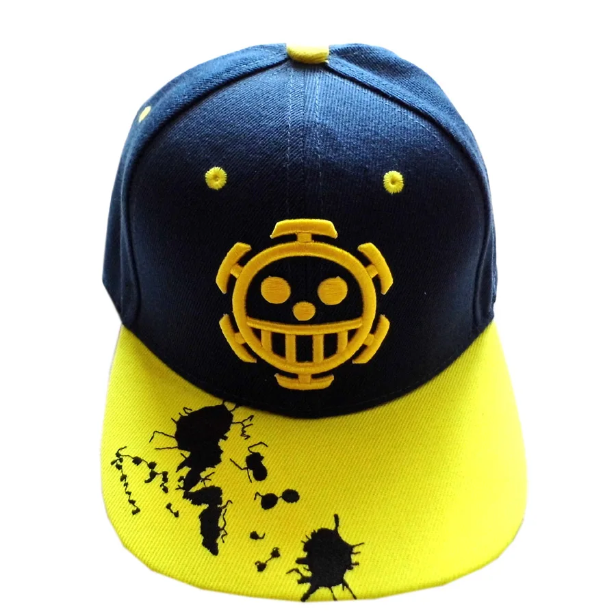

ONE PIECE Anime Trafalgar Law skull Hip-hop Hat Tony Tony Chopper/Monky D Luffy skull With Embroidery Mark Outdoor Cap Type 1