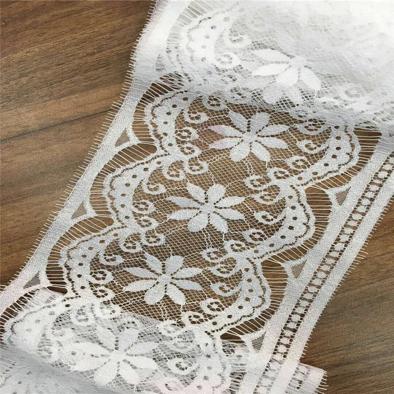 Хит продаж 3 meters/piece ширина 15 см не эластичная ресницы кружева свадебное платье
