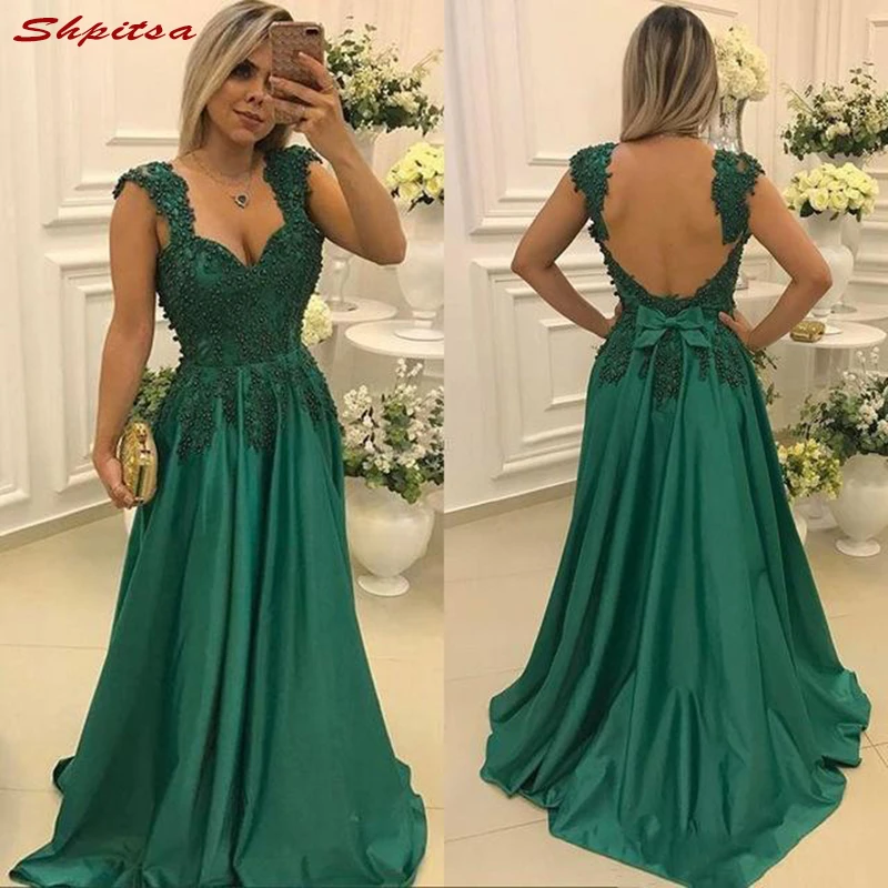robe mariée verte