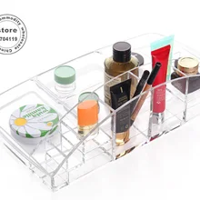 Подарок на день матери, корзина шеф-повара, органайзер для макияжа, коробка для хранения, прозрачная пластиковая коробка для лака для ногтей, подставка для помады
