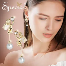 Особенная Новинка, модные серьги-гвоздики в винтажном стиле из стерлингового серебра 925 пробы, серьги для женщин S3769E