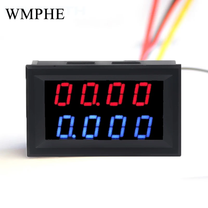 

Digital Voltmeter Ammeter DC 200V 0-10A Voltage Amp Panel Meter for 12v 24v Car Voltage Current Monitor No Need External Shunt
