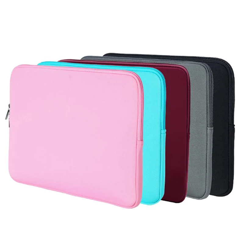 Portable Laptop Bag Notebook Case Women Men Sleeve Computer Pocket 11" 13" For Macbook Pro Notebook Tablet