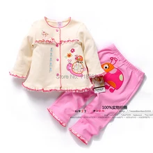 Новинка года, весенне-осенние комплекты одежды для малышей пальто с длинными рукавами и рисунком жука для новорожденных девочек+ детские штаны комплекты детской одежды