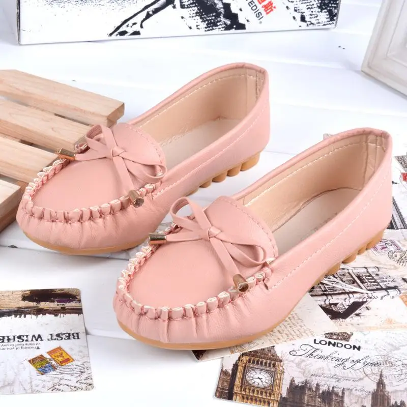 

4colors Women Loafers Fashion Slip on Shoes Pu leather Flats Bow Boat Shoes Woman fringed Flat Shoes Zapatos mujer