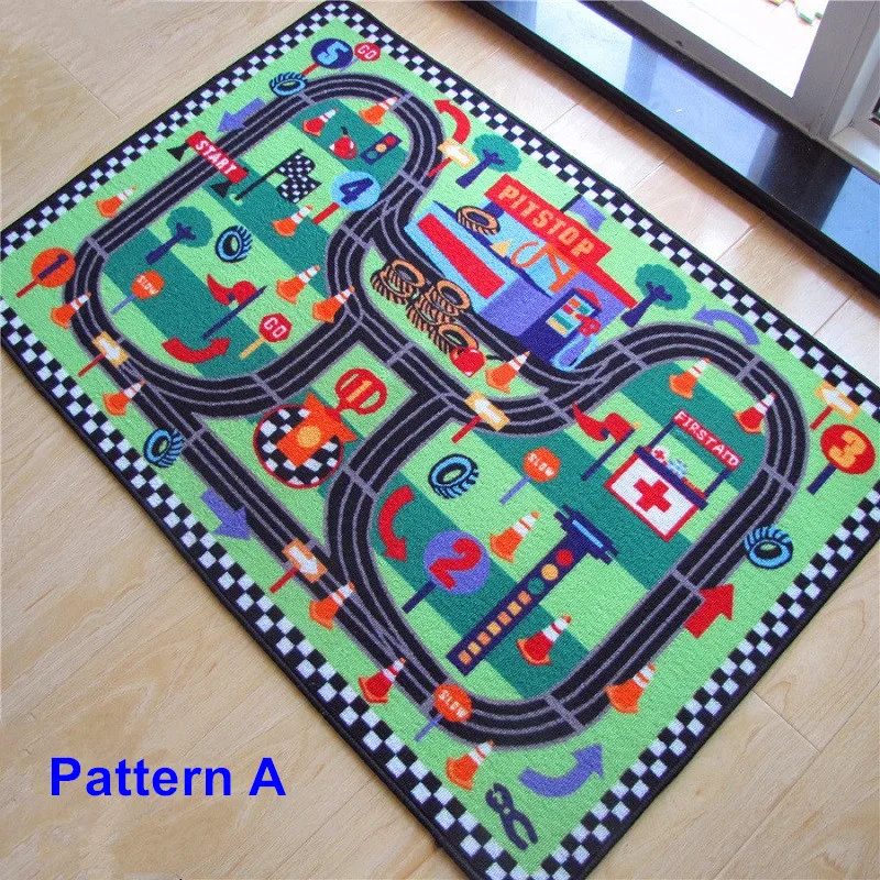 High Quality Car Racing Circuit Urban Road Traffic Baby Play Mats