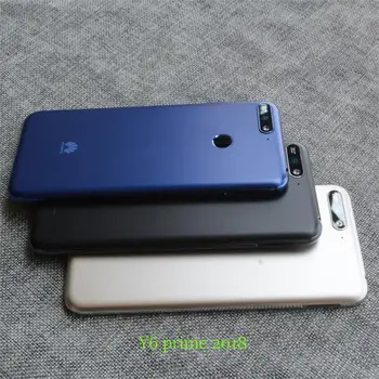 

New Original Rear Back Battery Cover door Housing with Power Volume Button for Huawei Y6 Prime 2018 5.7"