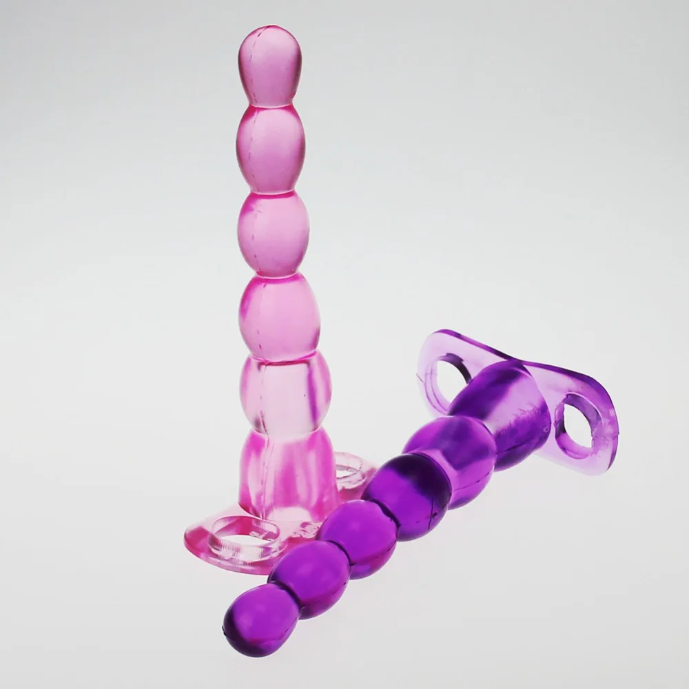 h005BASICS Beaded Slimline Butt Plug (4)