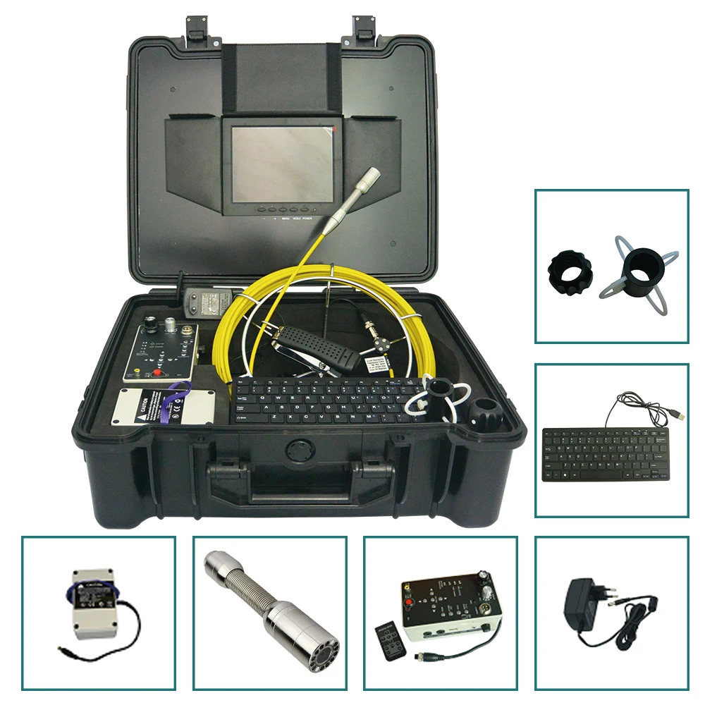 Remote Control Underwater Sewerage Detection Camera Chimney Air Duct