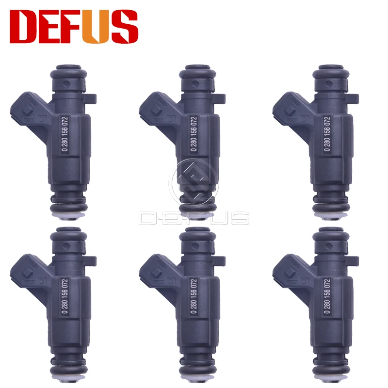 Топливный инжектор DEFUS 6X 0280156072 Bico для Mercedes Benz E55/CL55/S55 AMG 03 ~ 06 CLS55 2006 SL55 08 G55 05 10 5.4L 5.5L V8