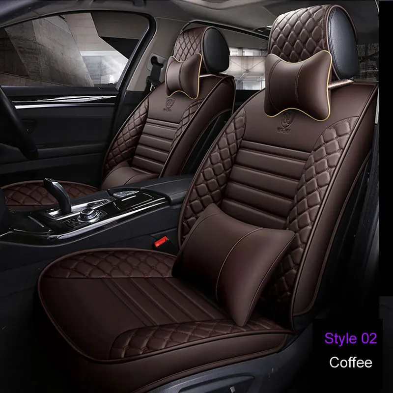 

PU Leather car seat covers For Skoda Mazda, Volkswagen, Kia, Hyundai Universal Most car brand 5 seats Auto accessories cushion