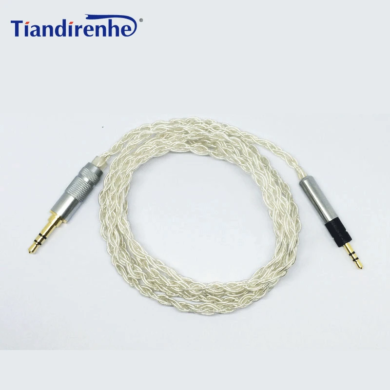 72 ядра Сменный кабель для Sennheiser HD598 HD558 HD518 HD595 HD599 наушники гарнитура 3,5 мм до 2,5 мм аудио кабели