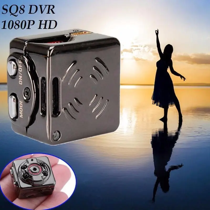 SQ8 1080P спортивная мини камера DV Автомобильный видеорегистратор 12MP IR Горячая