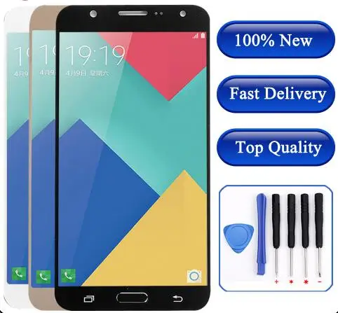 

j710f LCD For Samsung J7 2016 lcd For Galaxy J7 J710 J710F J710M J710H J710FN Display Touch Screen Free Repair Tools Kits