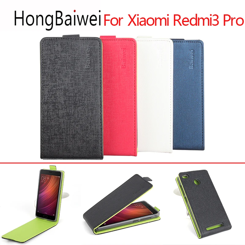 

HongBaiwei Phone Cases For Xiaomi Redmi 3 Pro Fashion Hit Color Flip PU Leather Case Cover For Xiaomi Redmi 3 Pro