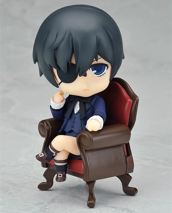 

Black Bulter Ciel Phantomhive Doll 1/10 scale painted figure Cute 117# Ciel PVC Figure Collectible Model Toy 10cm KT3960