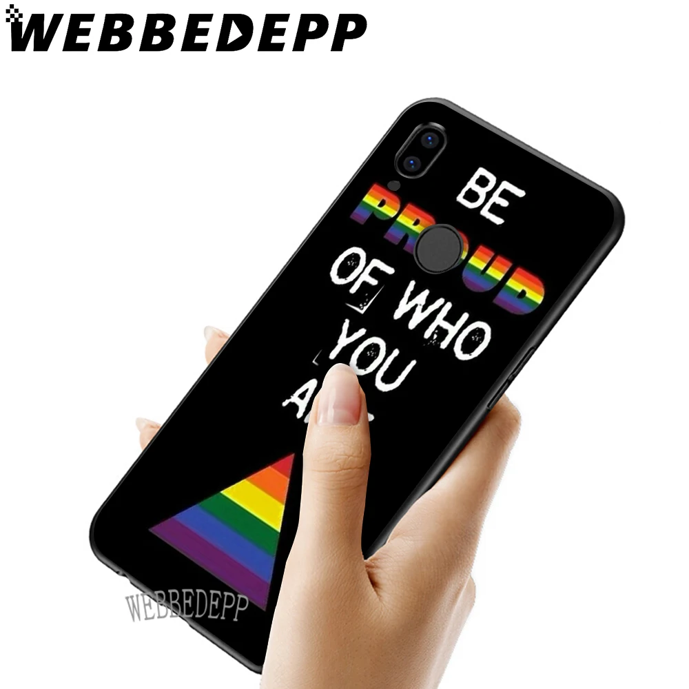 WEBBEDEPP мягкий чехол для лесбиянок ЛГБТ с радужной гордостью Huawei Honor 6 7A Pro 7C 8C 7X 8X 8 9 10