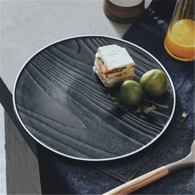 

KINGLANG Japanese style barbecue cake tray tea tray hotel tray coffee table tray sushi dish