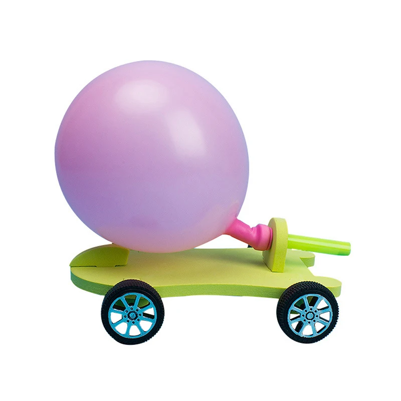 

Filler Balloon Racer DIY Handmade Balloon Car Creative Scientific Toys for Children Educational Reaction Car Best Gifts for Kids