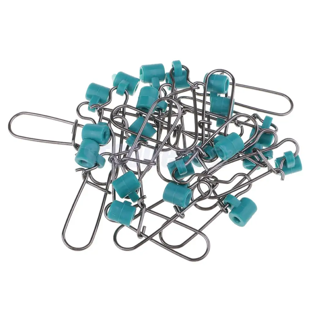 20pcs High Strength Fishing Sinker Slides with Nice Snap Fish Finder Sinker Slider