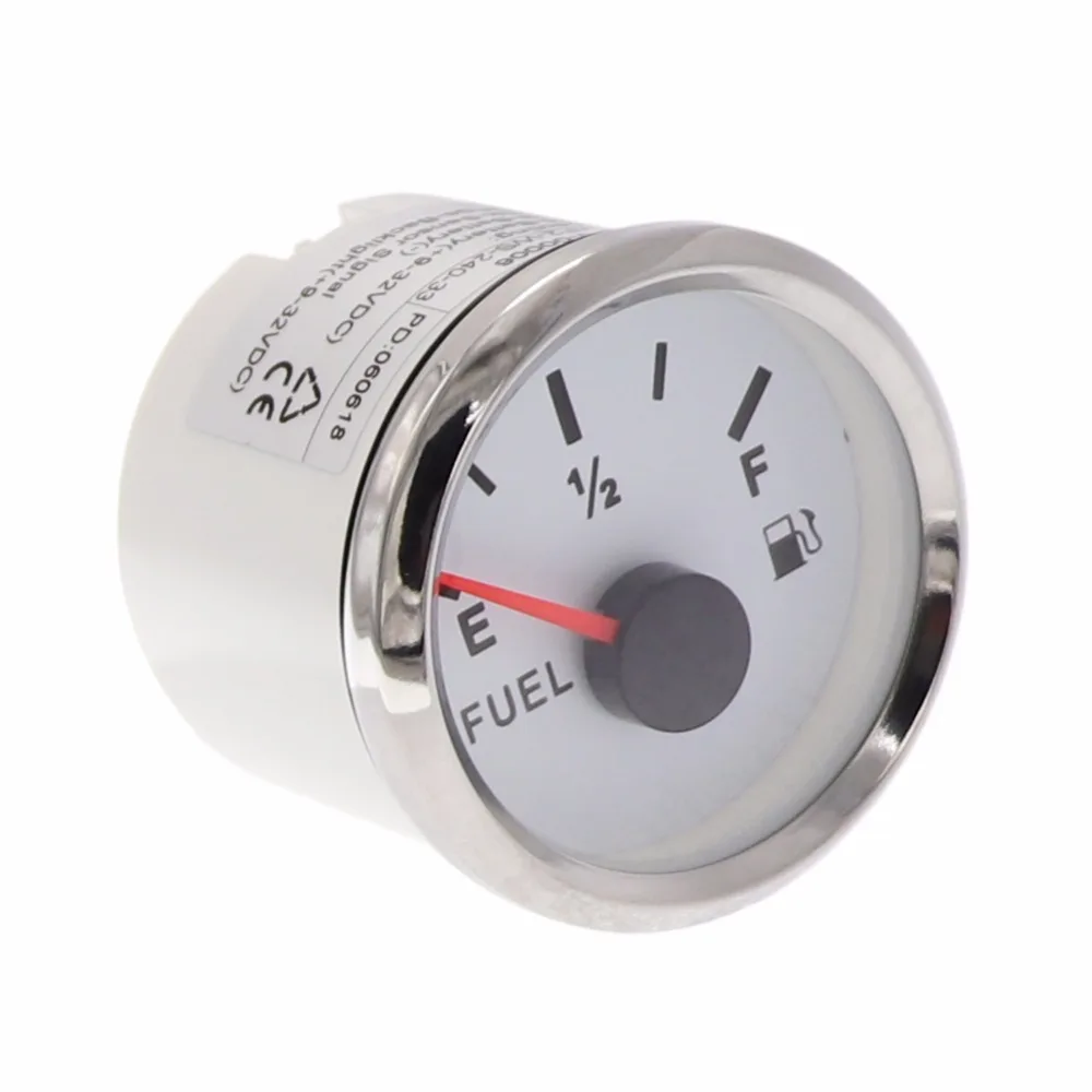 High Quality 52mm Boat Oil Level Indicator 0190 ohm Fuel Level Gauge