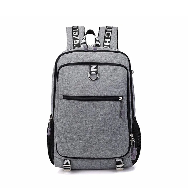 

JIULIN new men youth fashion multifunctional oxford casual laptop backpack school usb charge waterproof travel bags male bolsa