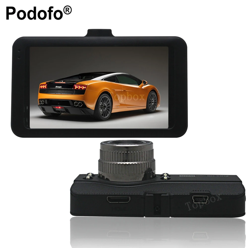 

Podofo Novatek 96223 Car DVR 3 Inch Full HD Dash Cam Camcorder 170 Degree Wide Angle WDR G-Sensor Night Vision Car Camera