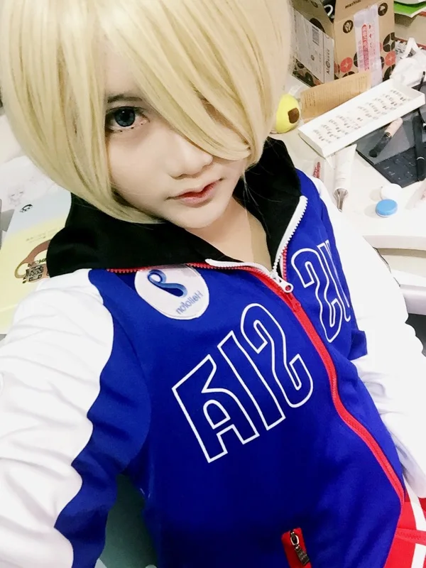 Yuri on Ice Косплей Костюм Одежда для мужчин и женщин японский Юри! На лед Plisetsky Carnival