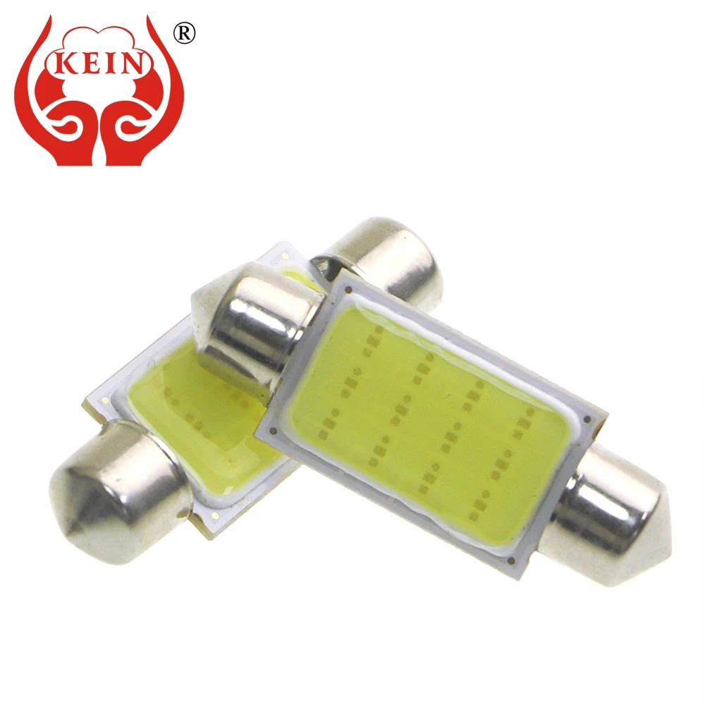 KEIN 1 шт. C3W C5W C10W festoon светодиодный светильник для чтения автомобилей COB лампа