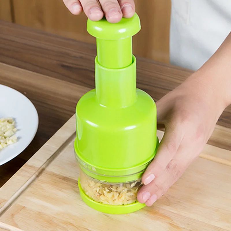 Чеснок фунт устройство Кухня DIY прибор ручное нарезание лука машина тампер