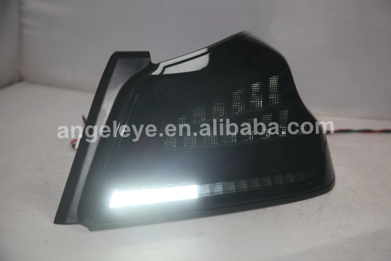 Для SUBARU Impreza WRX 2014-2018 год светодиодный задний фонарь YZ дым черный