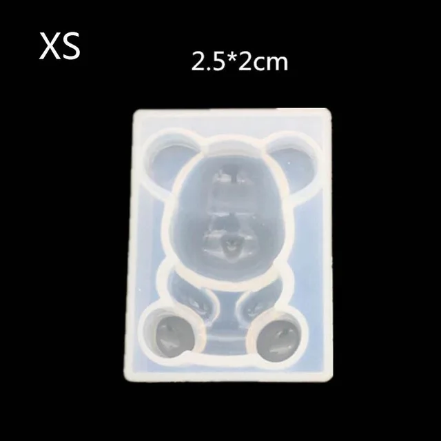 Popular6 стилей медведь Силиконовые Expoxy смолы формы для изготовления ювелирных изделий кулон украшения ювелирные изделия делая инструменты