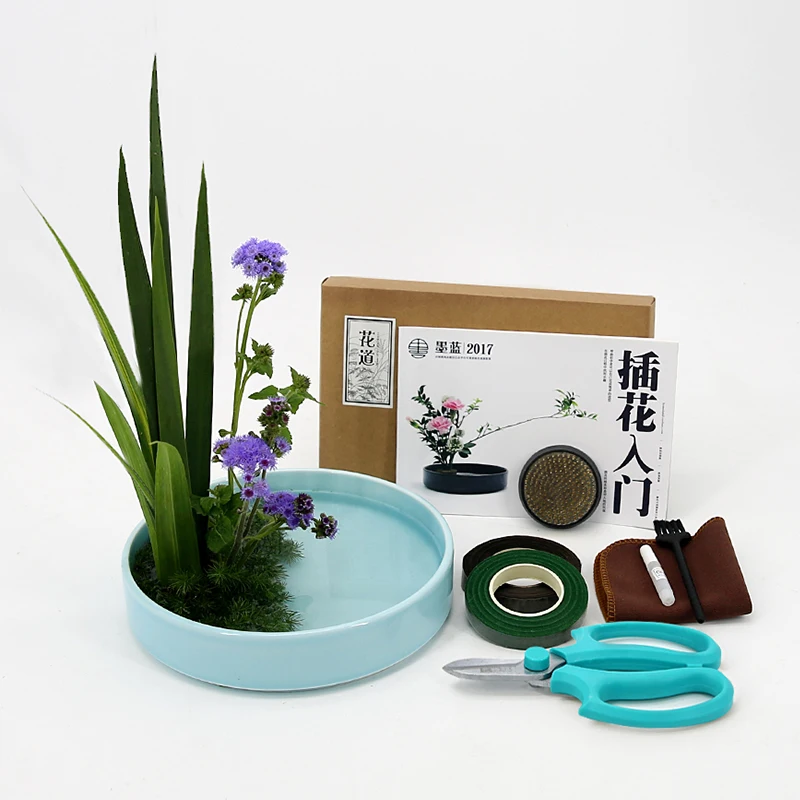 Japanese ikebana Flower Arrangement floral tool sets for beginner florist kenzan set kit