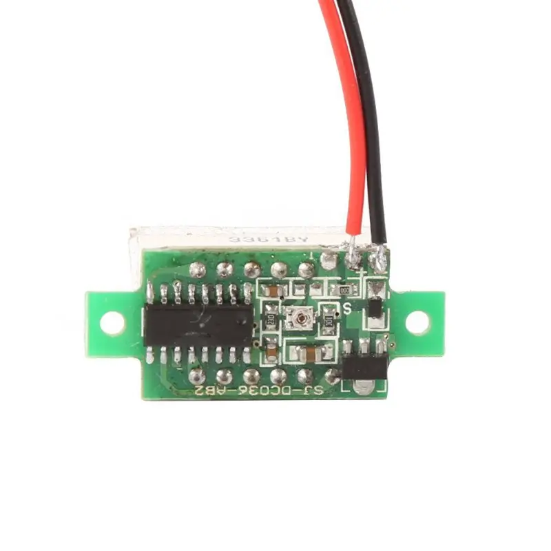 DC 0,1-30 V 2 провода светодиодный дисплей Цифровой вольтметр для напряжения панели автомобиля мотоцикла CZ