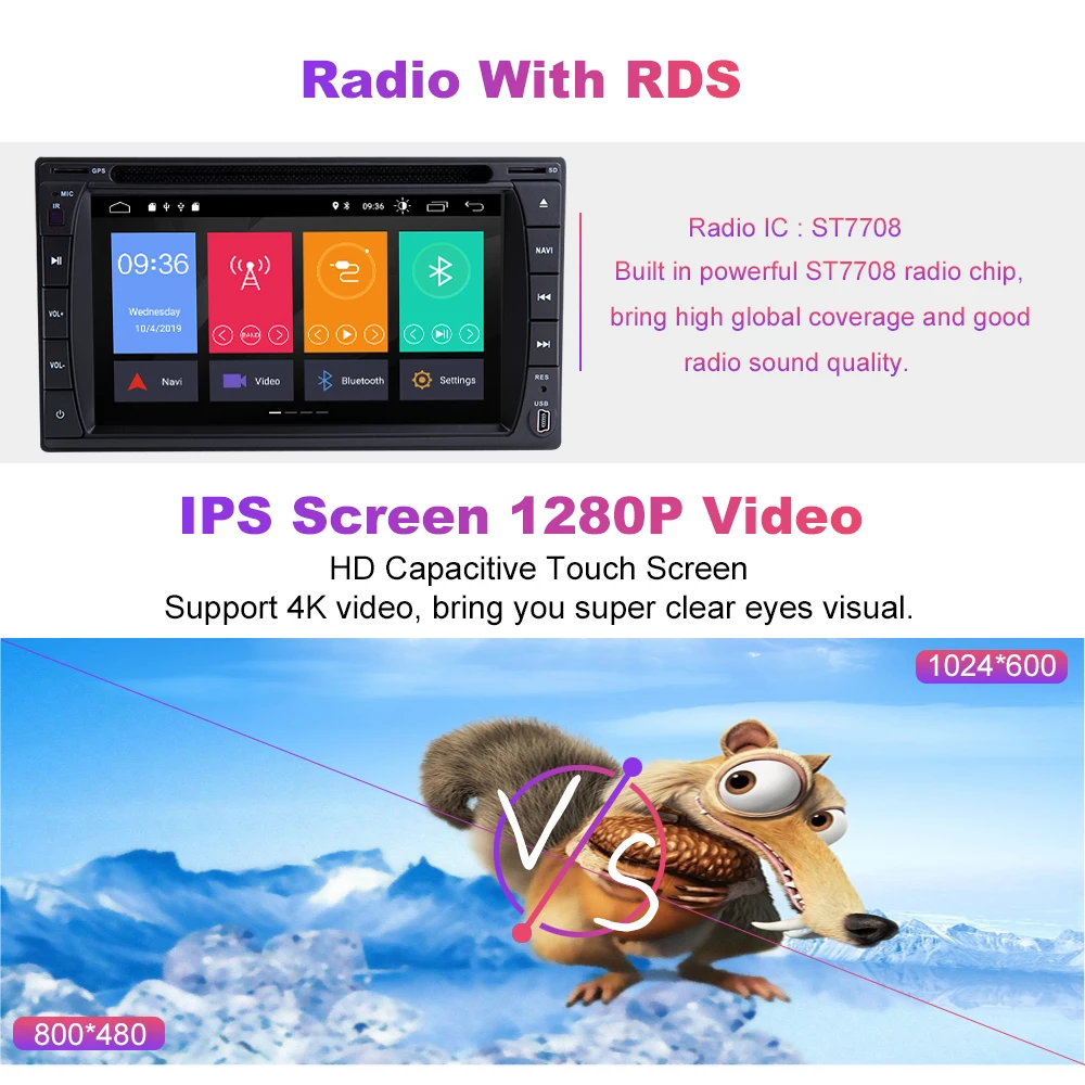 Xonrich 2 din android 9.0 carro universal